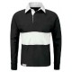 Rugby Top (Black/White) - De Lisle College